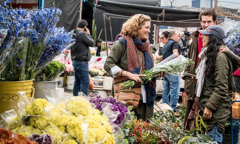 sally hambleton diseño floral viaje colombia