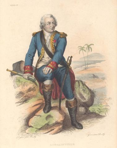 El capitán Louis Antoine Bougainville partió del puerto de Brest en 1765