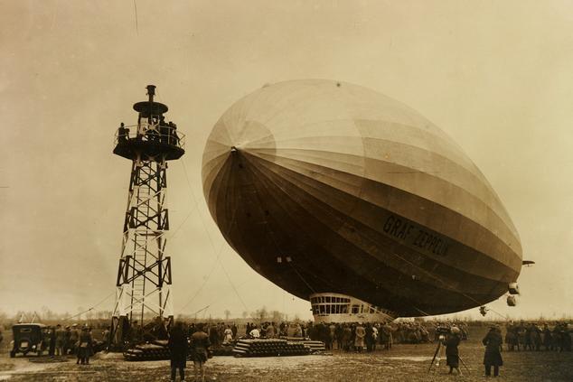 viaje dirigible graf zeppelin