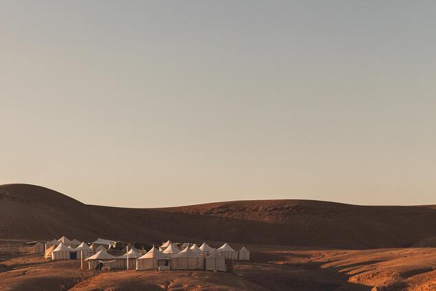 El desierto de Agafay Marruecos