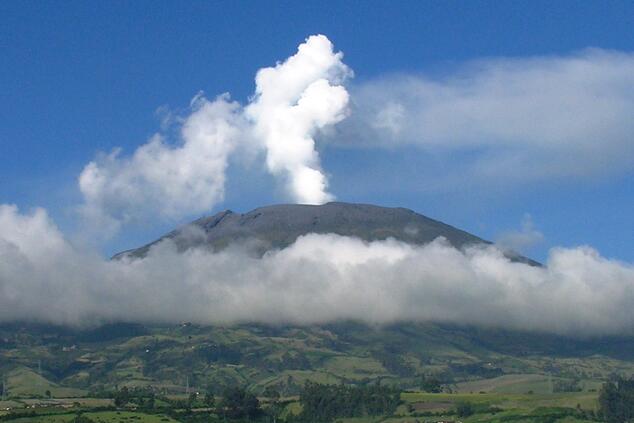 volcán galeras colombia