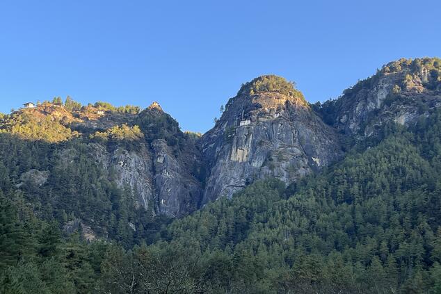 Vista del Nido del Tigre desde la base