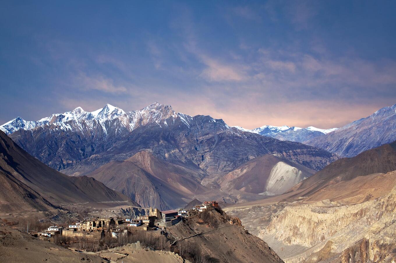 Annapurnas en mustang nepal